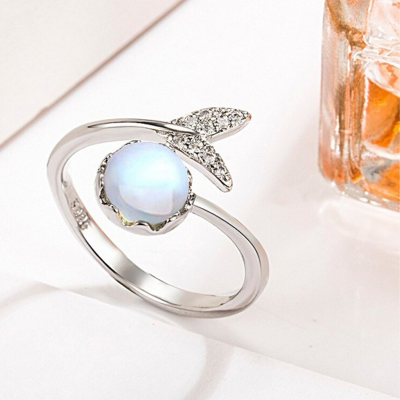 Silver Plated & CZ Studded Silver Finger Ring