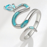 Silver-plated Adjustable Finger Ring