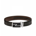Men Black Spanish Leather Belt