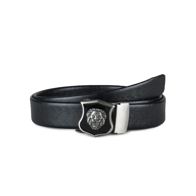Men Black Solid Belt