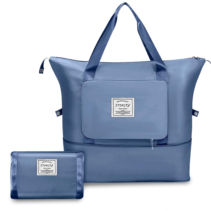 Nylon 40 Cms Imported Foldable Travel Duffle Bag For Women