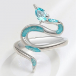 Silver-plated Adjustable Finger Ring