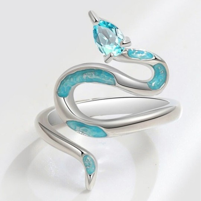 Silver-plated Adjustable Finger Ring