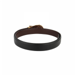 Men Black Reversible Formal Belt