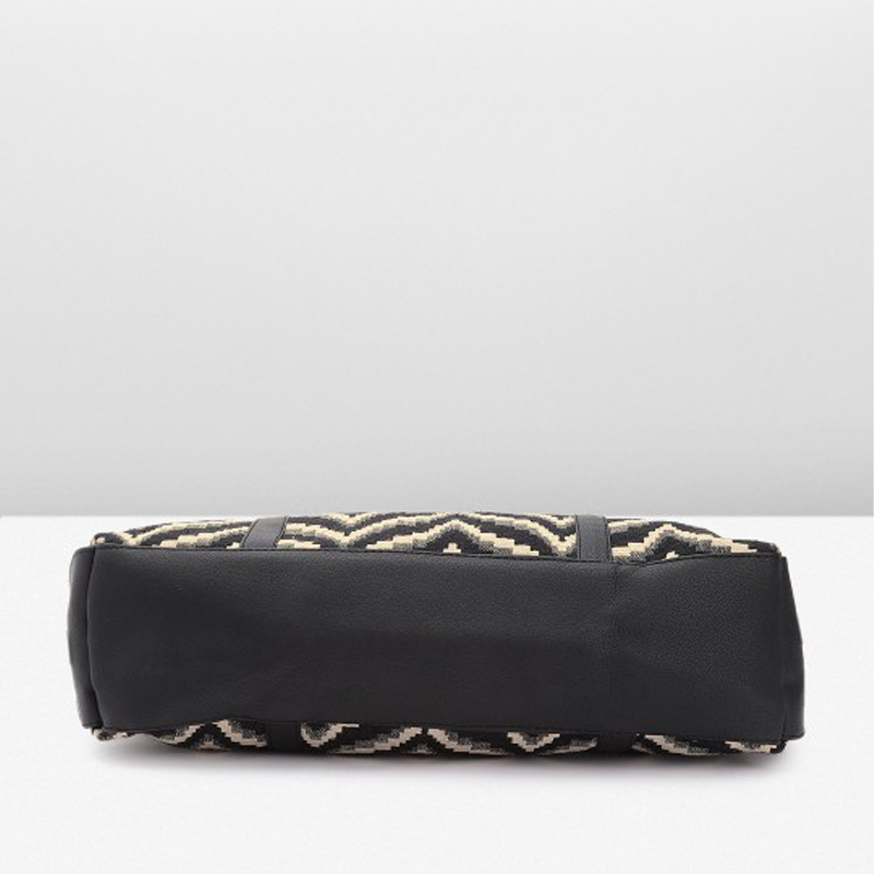 Geometric Printed Oversized Shopper Office Tote Bag