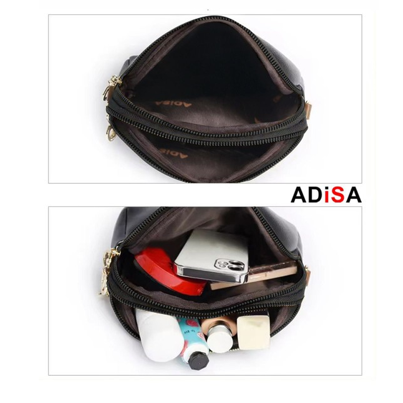 PU Structured Sling Bag