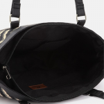 Geometric Printed Oversized Shopper Office Tote Bag