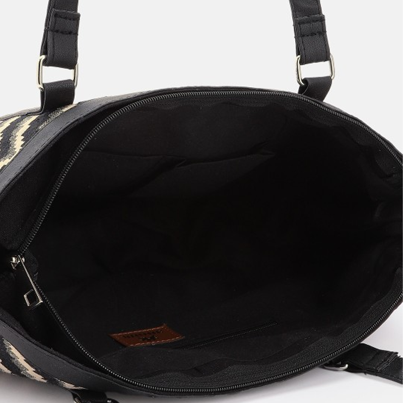 Geometric Printed Oversized Shopper Office Tote Bag