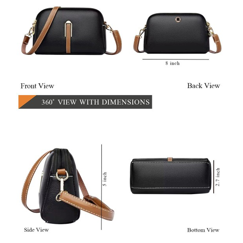 PU Structured Sling Bag